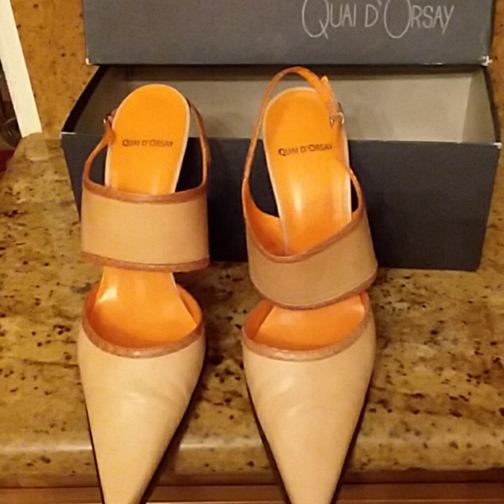 Quail D' Orsay Leather Heels